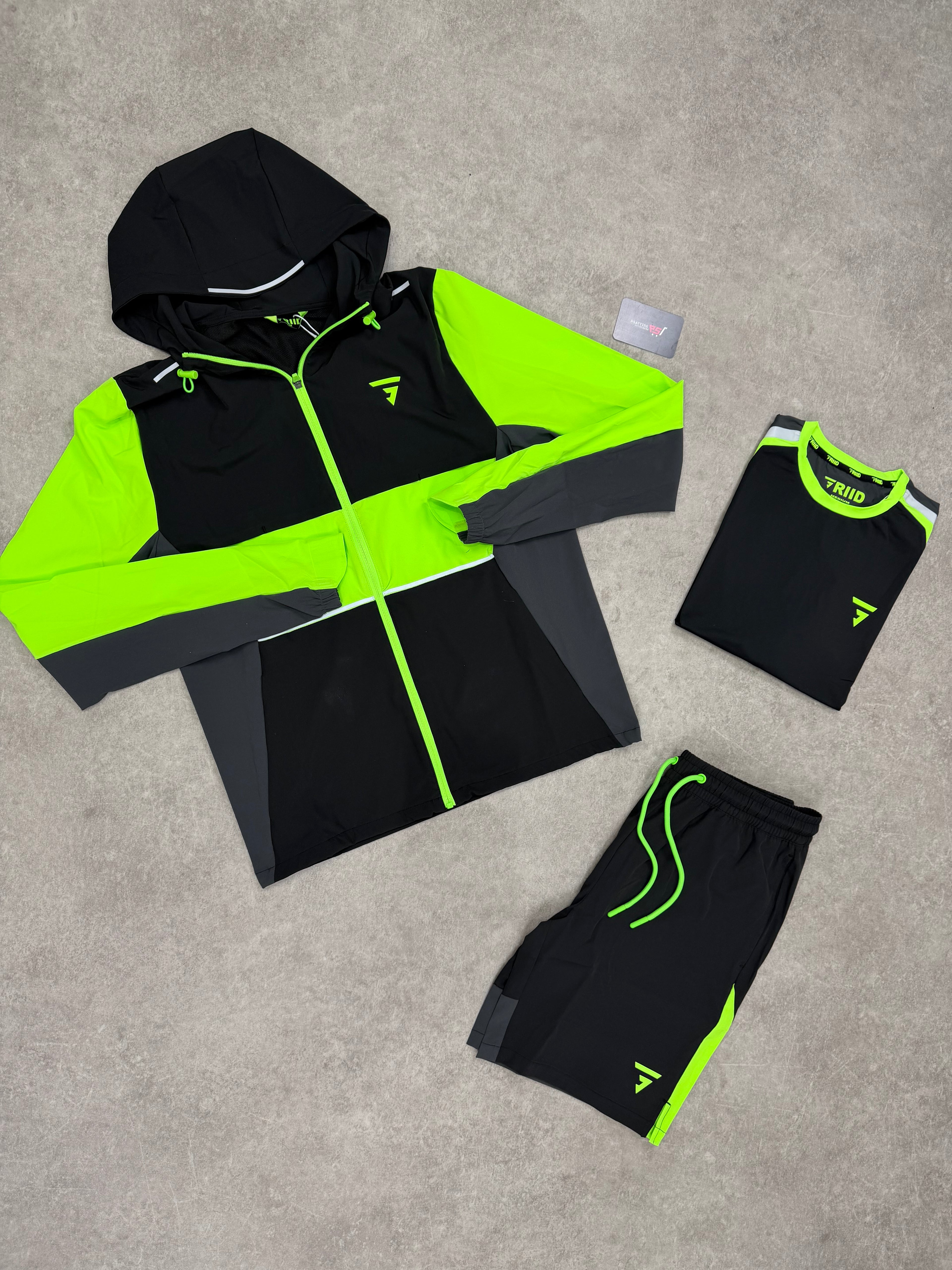 GRIID EVO TRISET - BLACK/NEON GREEN