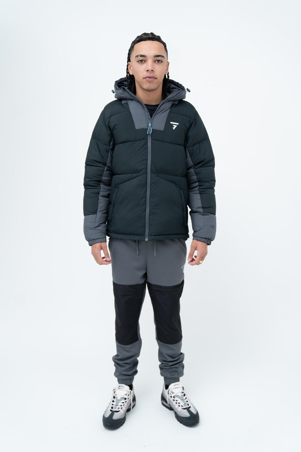 GRIID MERA PUFFER JACKET - BLACK