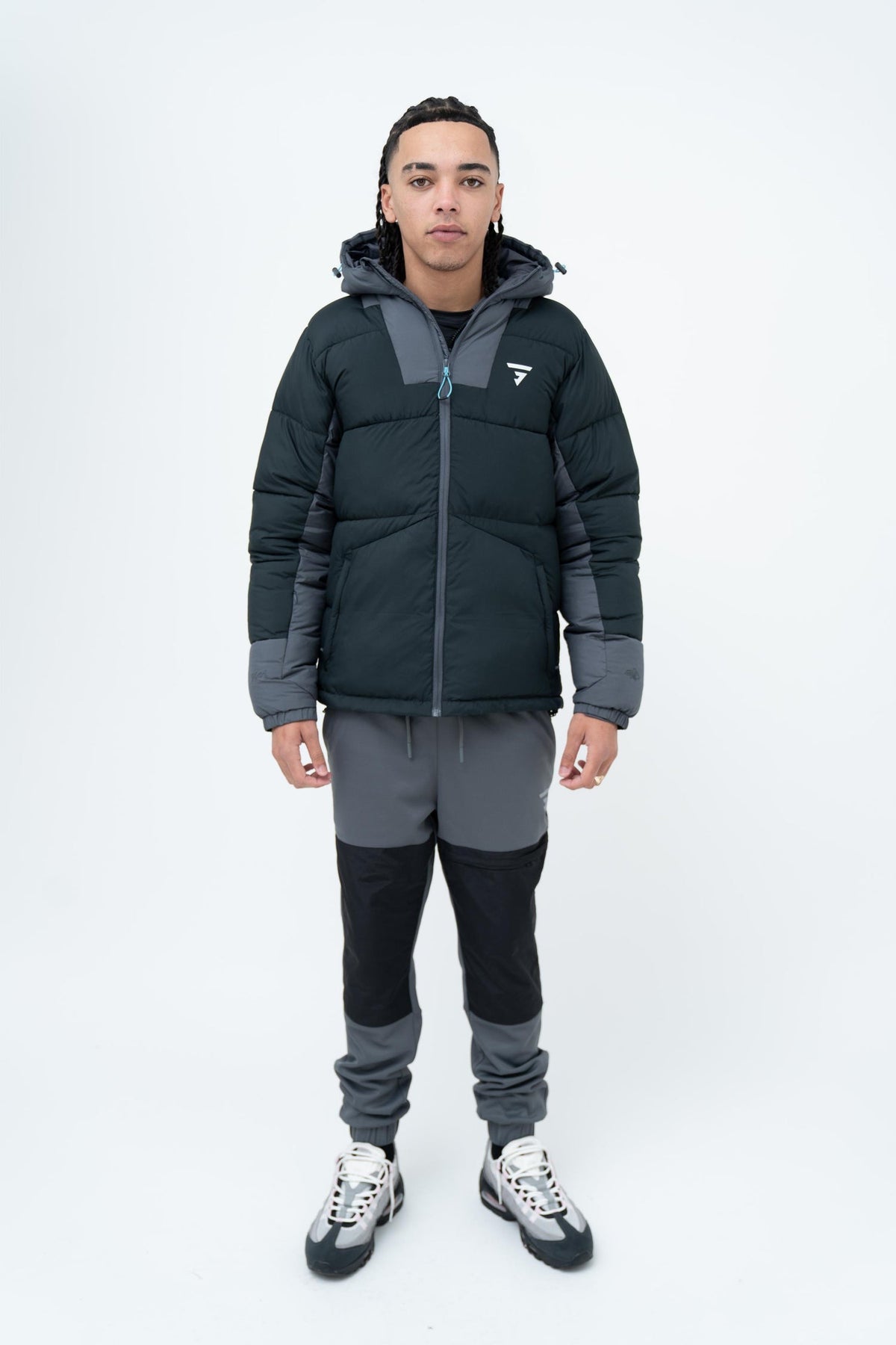 GRIID MERA PUFFER JACKET - BLACK