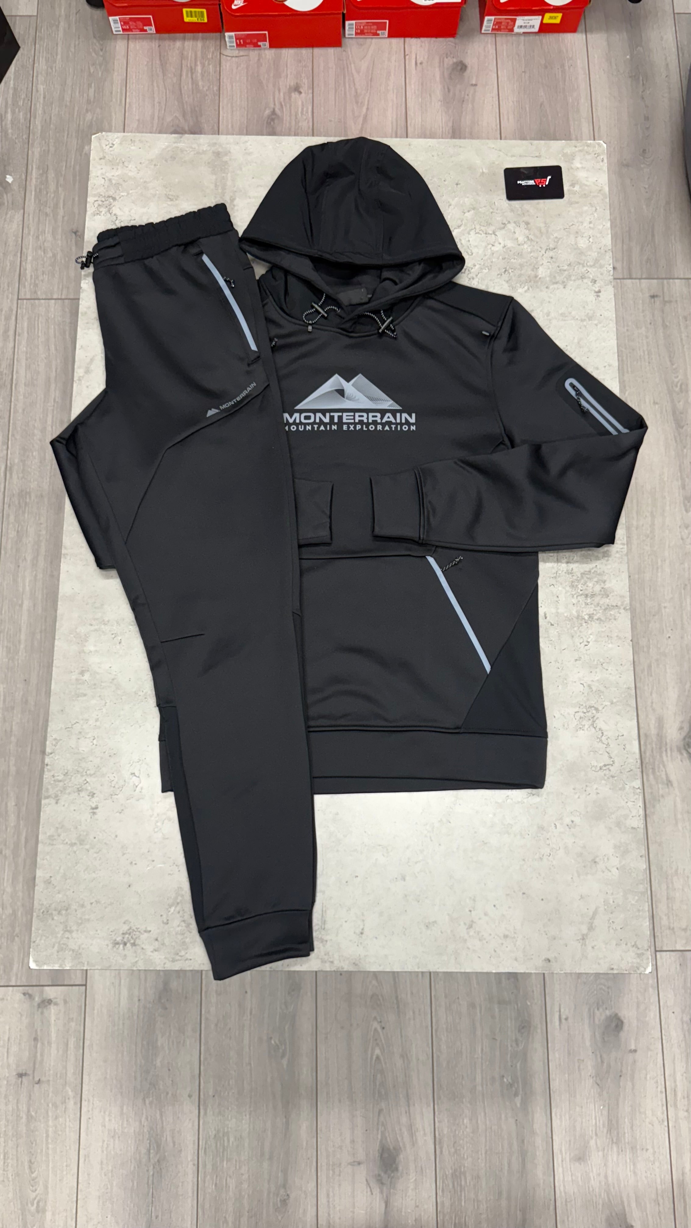 Monterrain Speed 2.0 Fleece Tracksuit ‘Black’