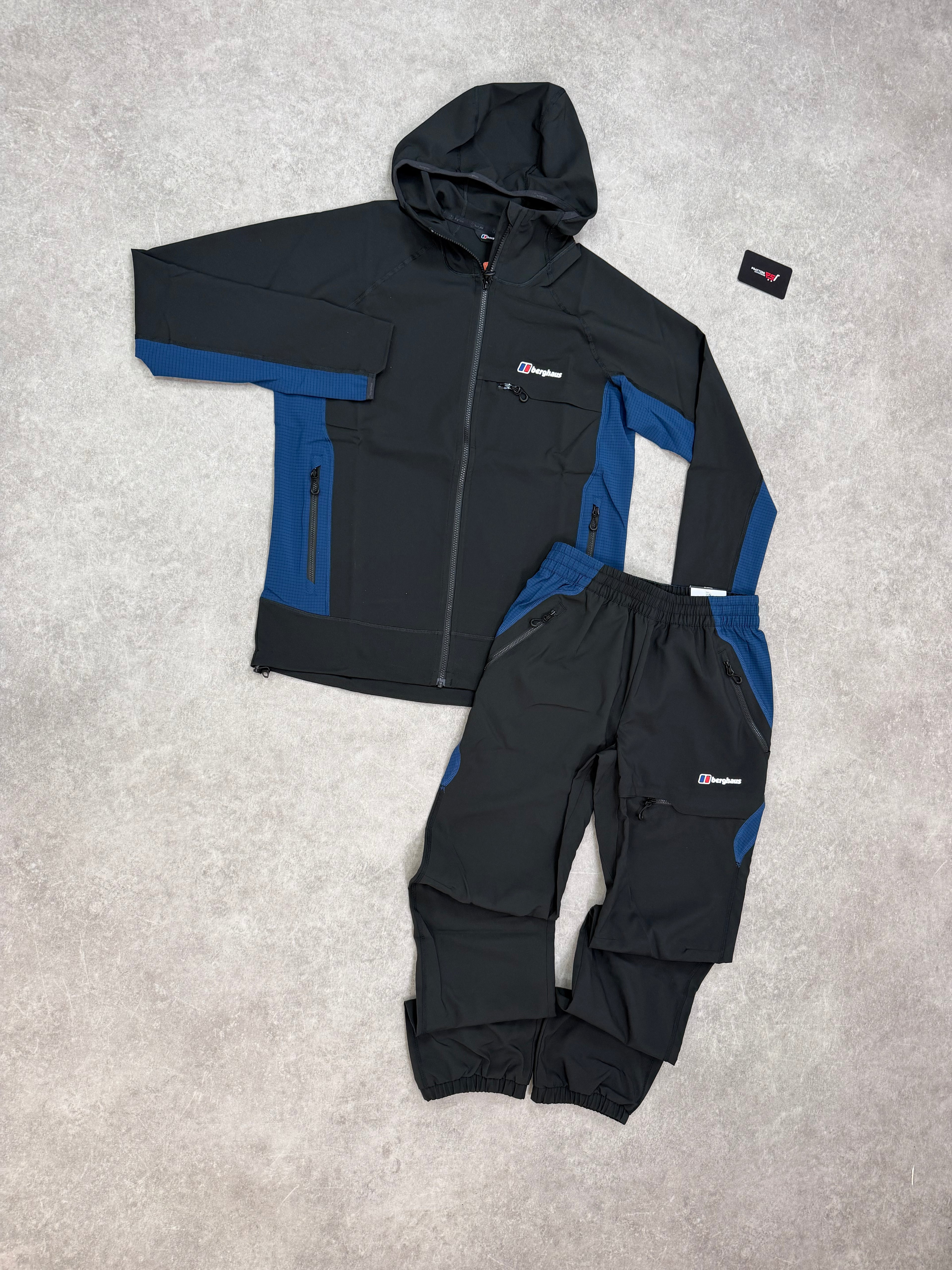 BERGHAUS WAVERTREE TRACKSUIT - BLACK/NAVY