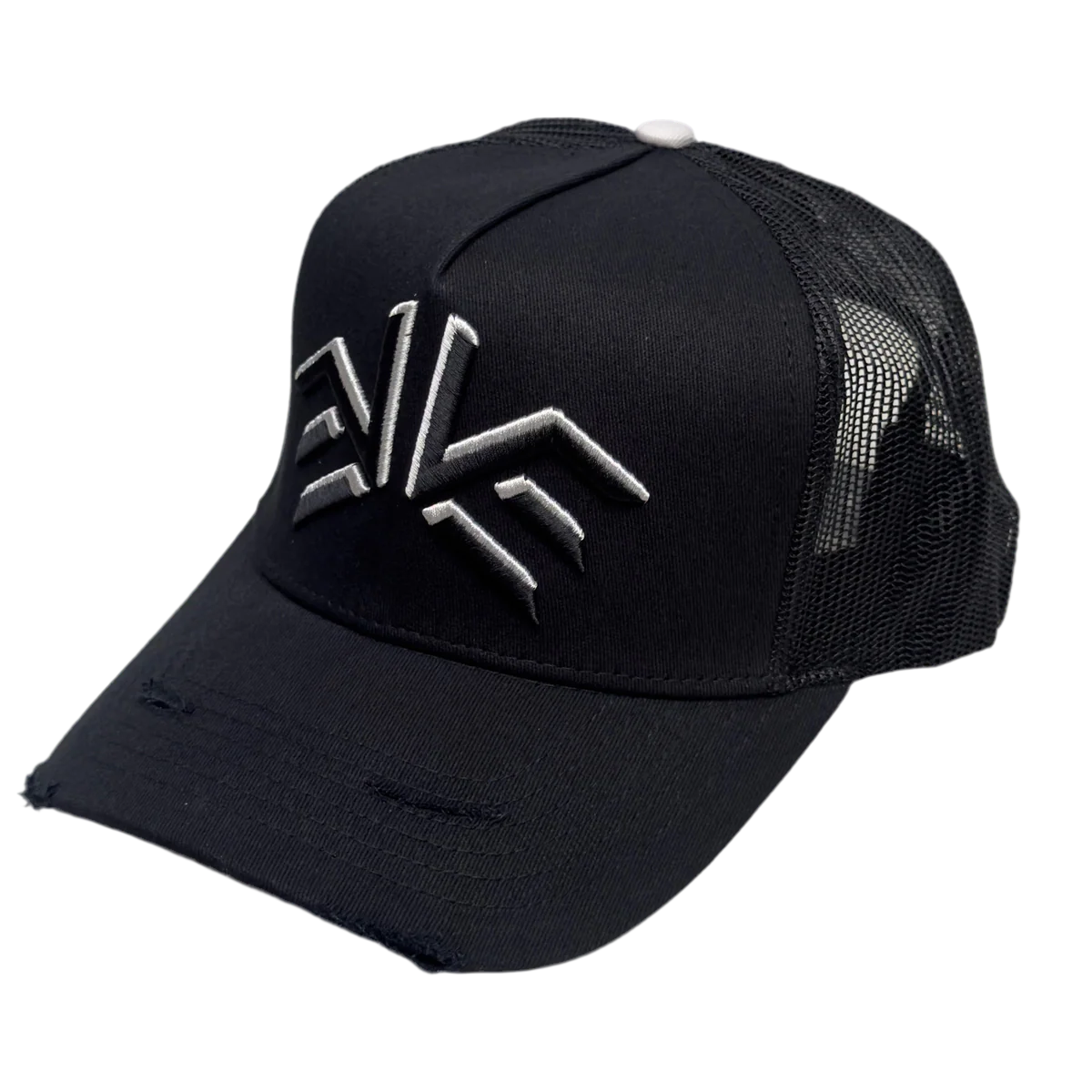 EV MIRROR LOGO HAT “BLACK/LIGHT GREY”