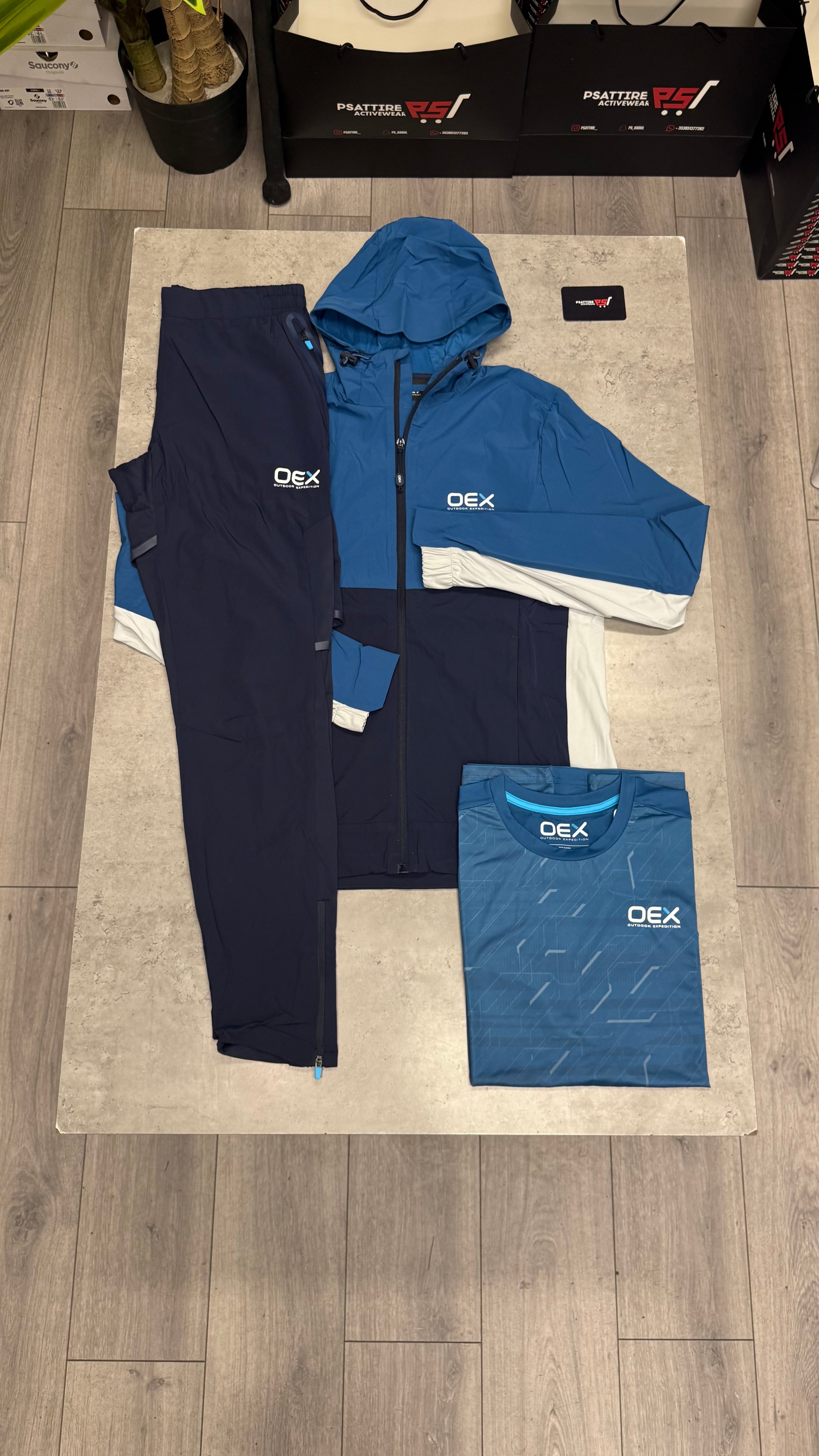 OEX Pental 3 Piece Tracksuit ‘Blue’