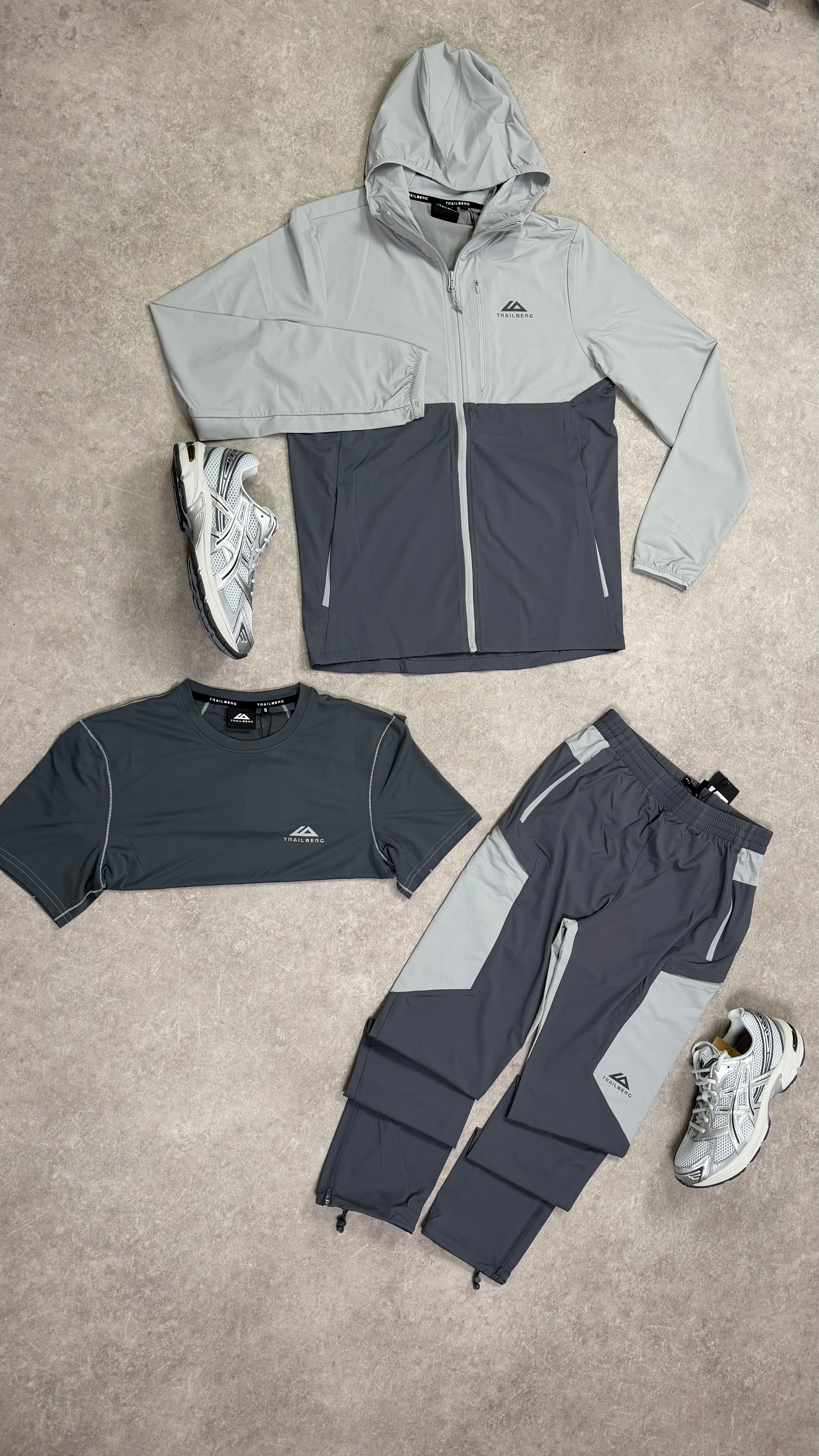 Trailberg Odyssey 3 Piece Tracksuit ‘Grey’