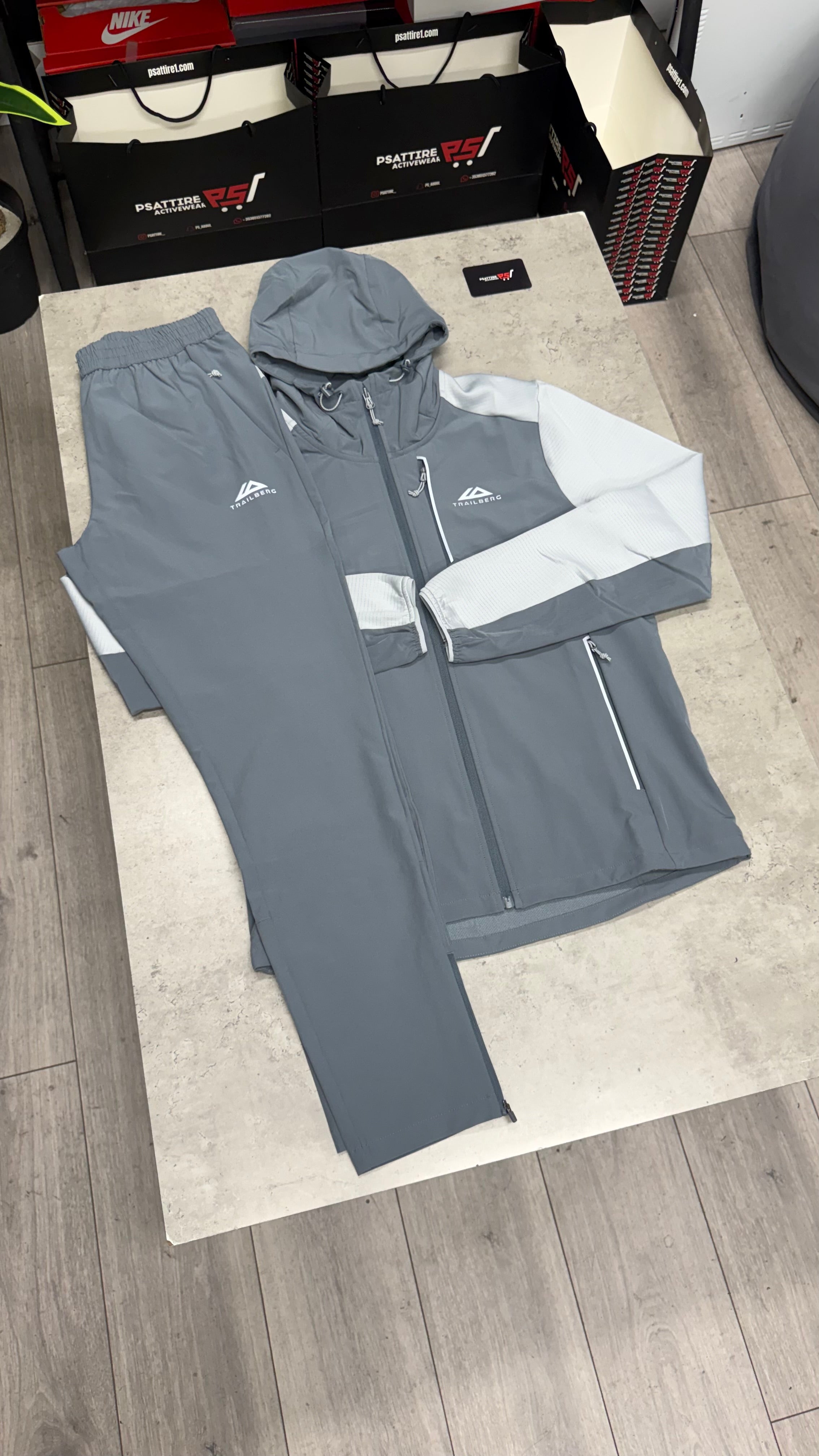 Trailberg Rapid Dash 3.0 Tracksuit ‘Ash Grey / Lunar Grey’