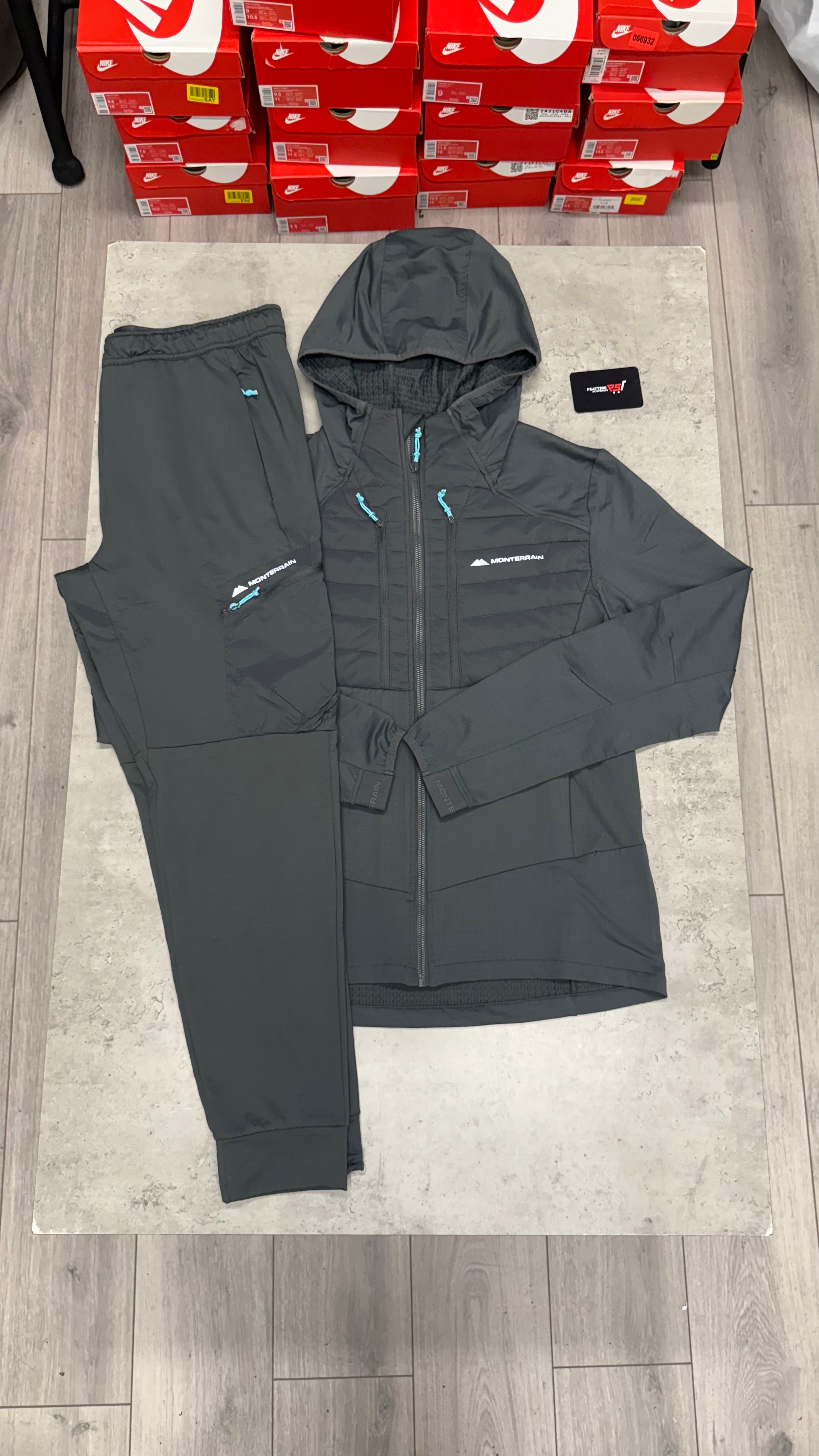 Monterrain Hybrid Tracksuit ‘Grey Blue’