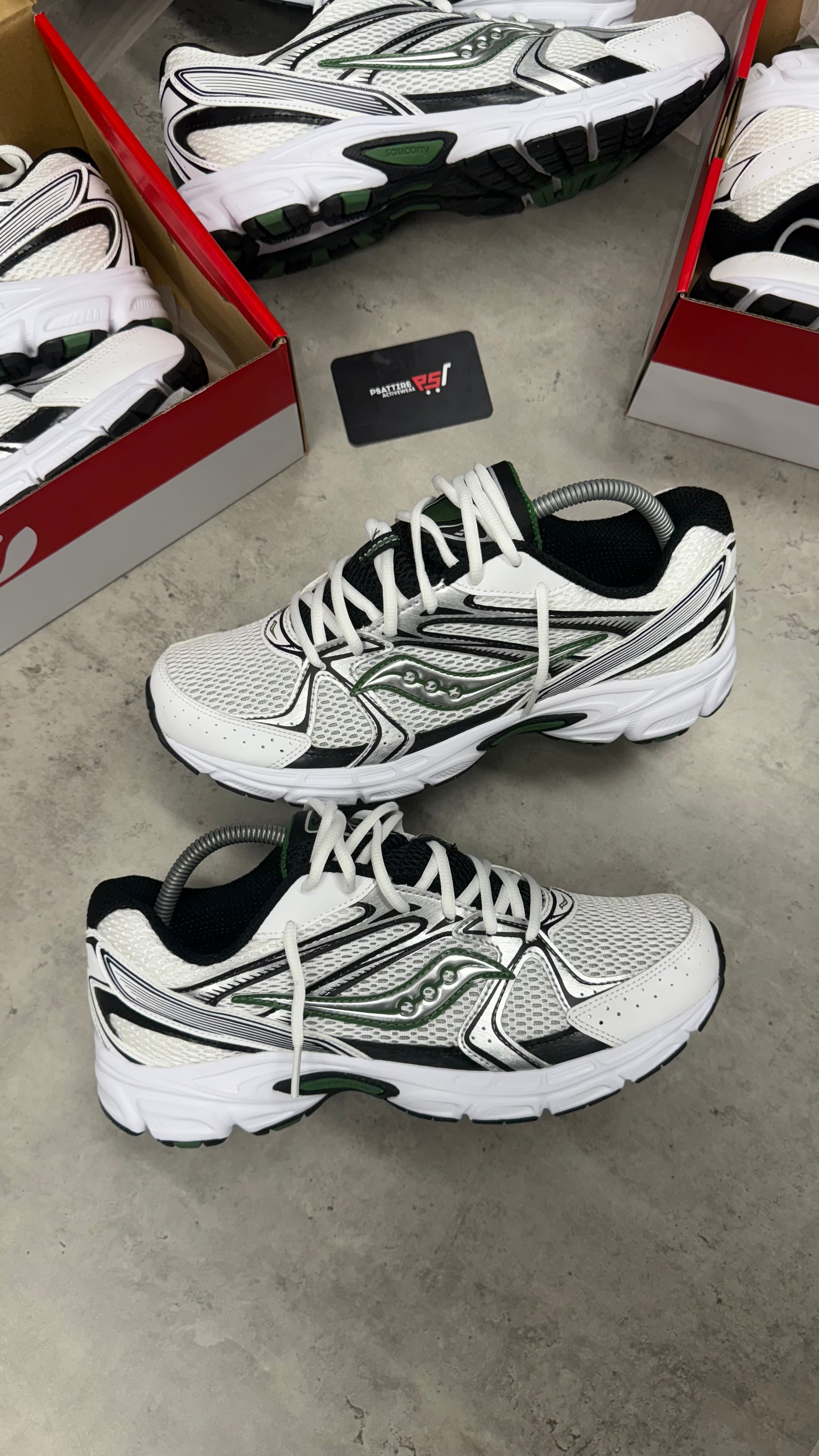 Saucony Trainer ‘White Green’