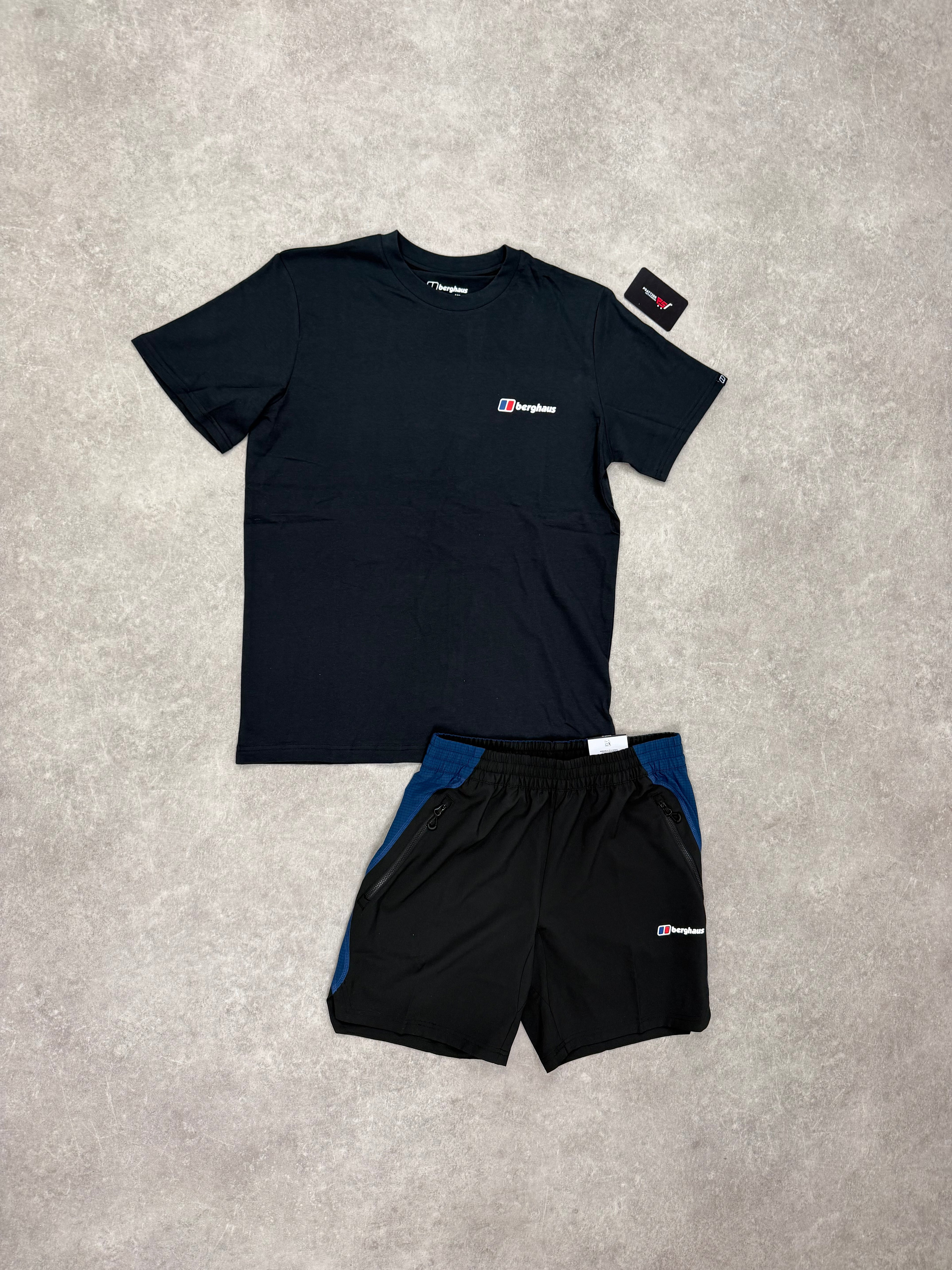 BERGHAUS S LOGO TWINSET - BLACK
