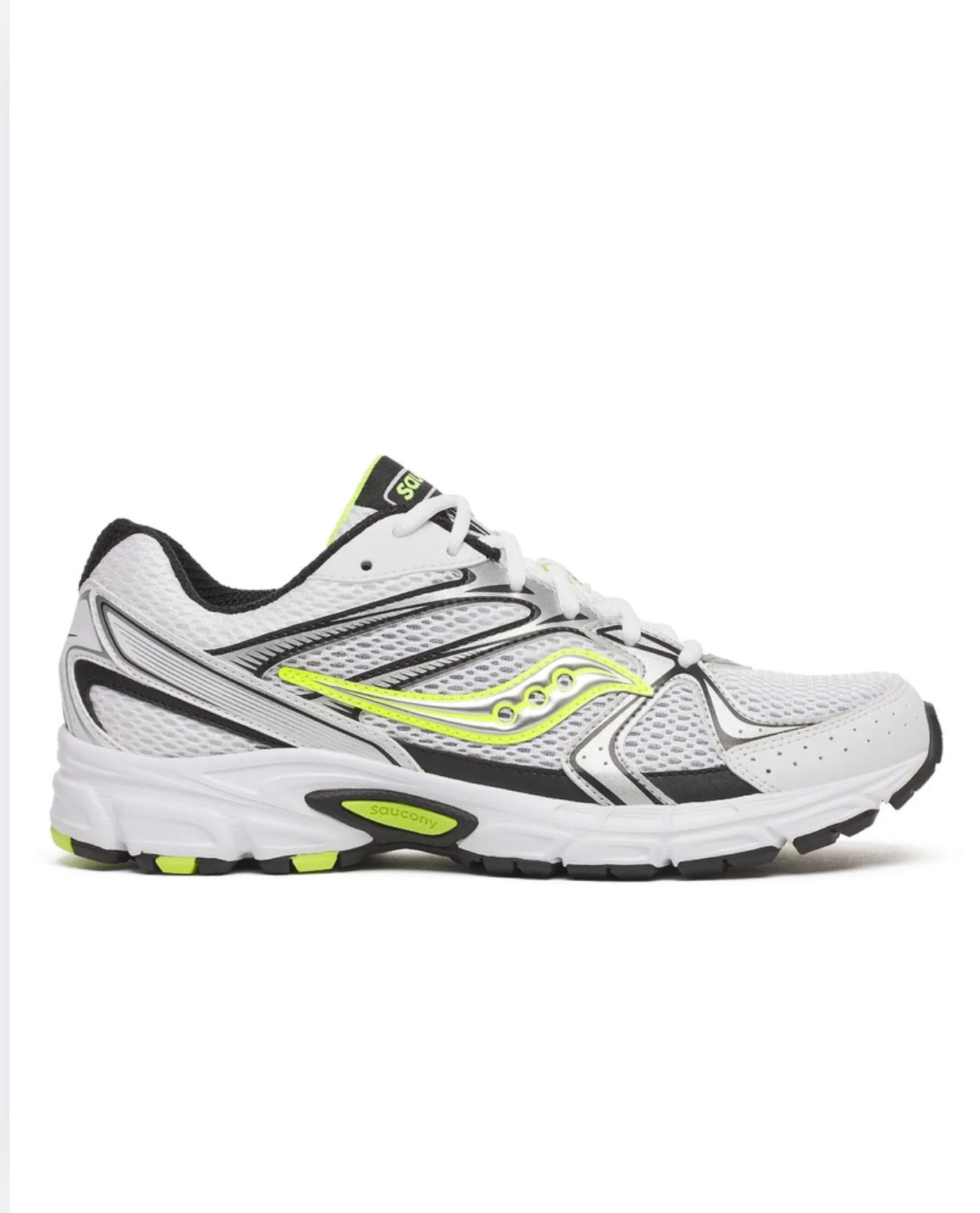 SAUCONY RIDE MILLENIUM - WHITE/NEON