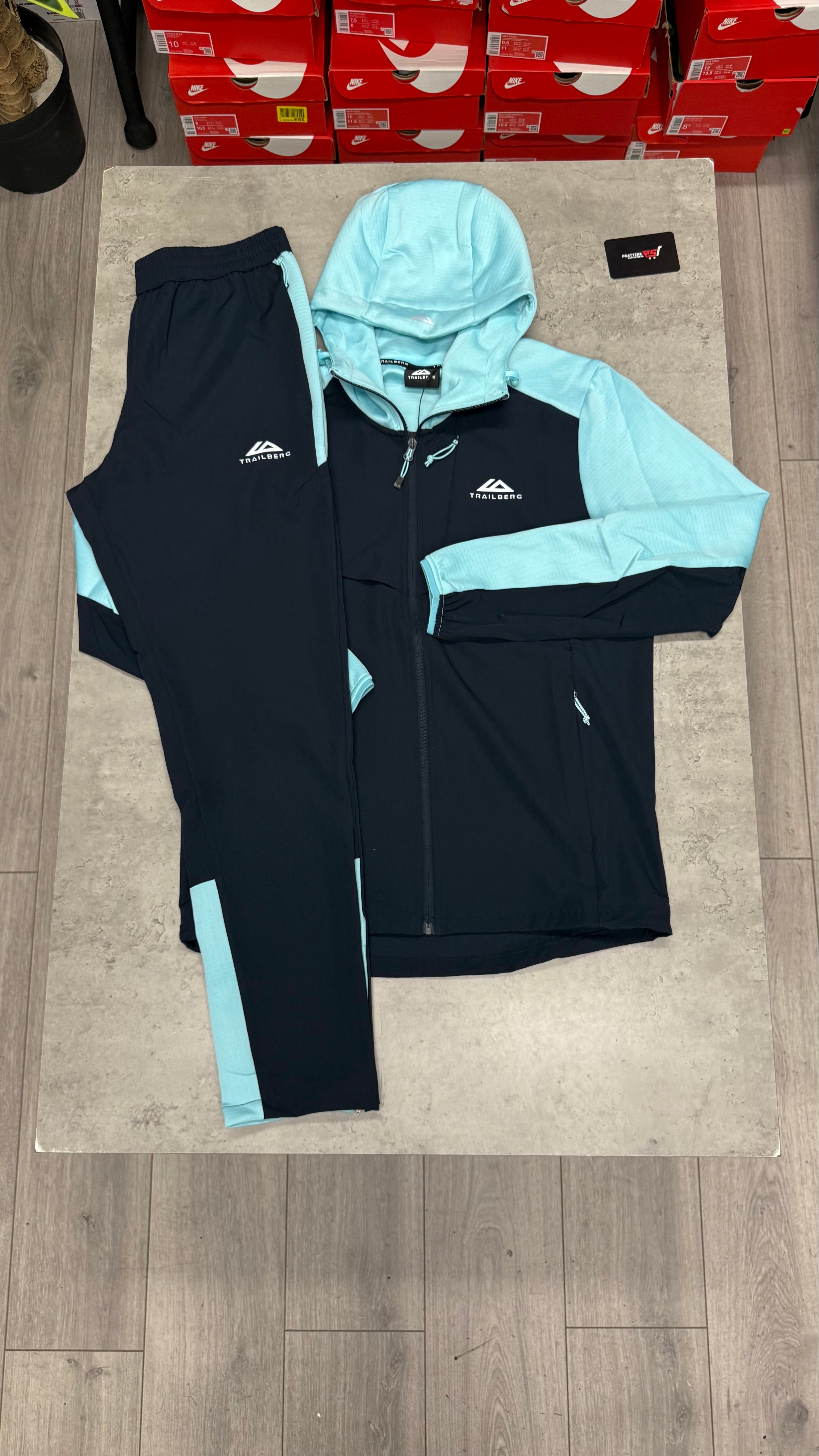 Trailberg Rapid Dash 2.0 Tracksuit ‘Deep Ocean / Cyan Wave’
