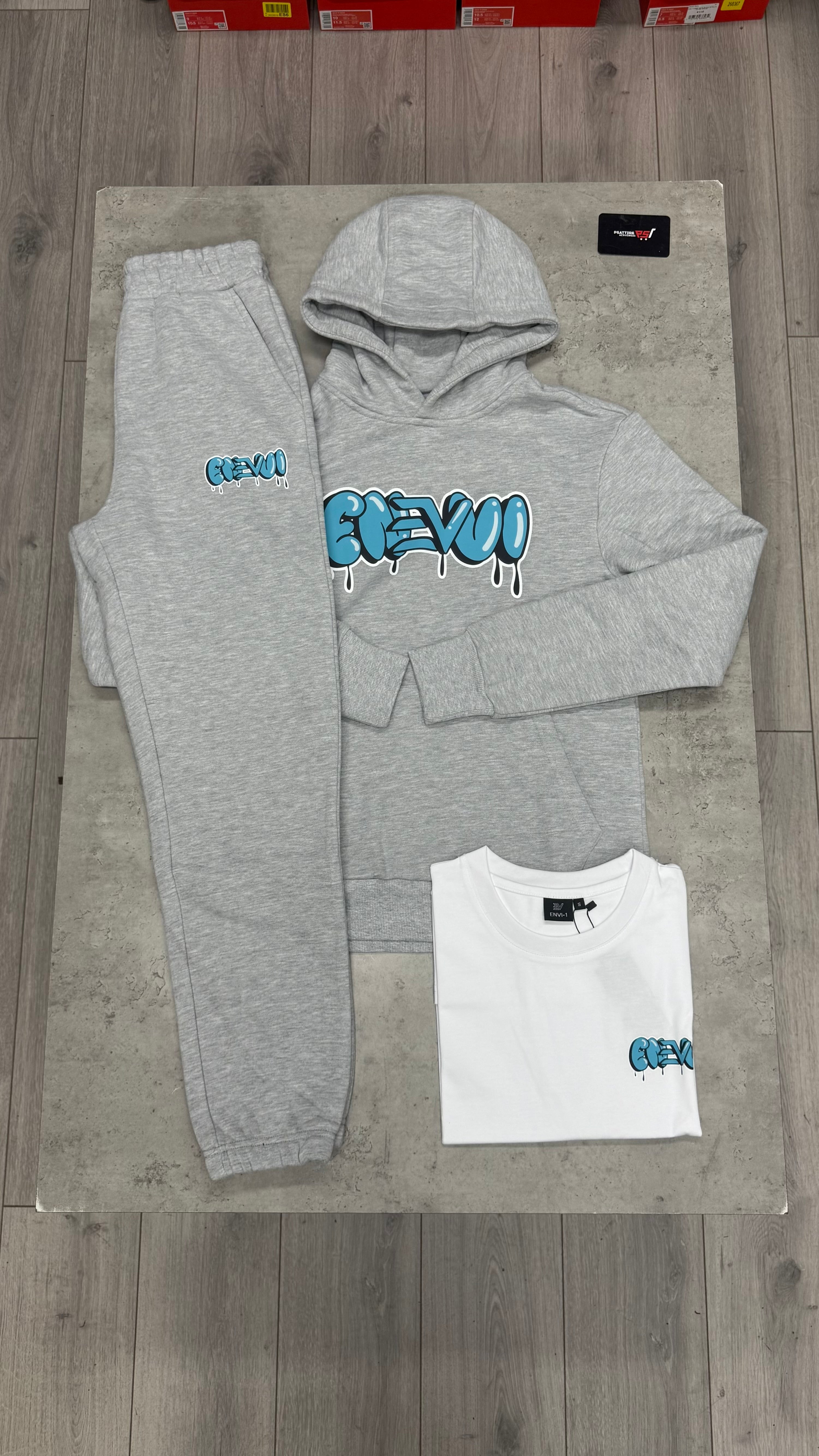 Envi Graffiti 3 Piece Tracksuit ‘Grey Blue’
