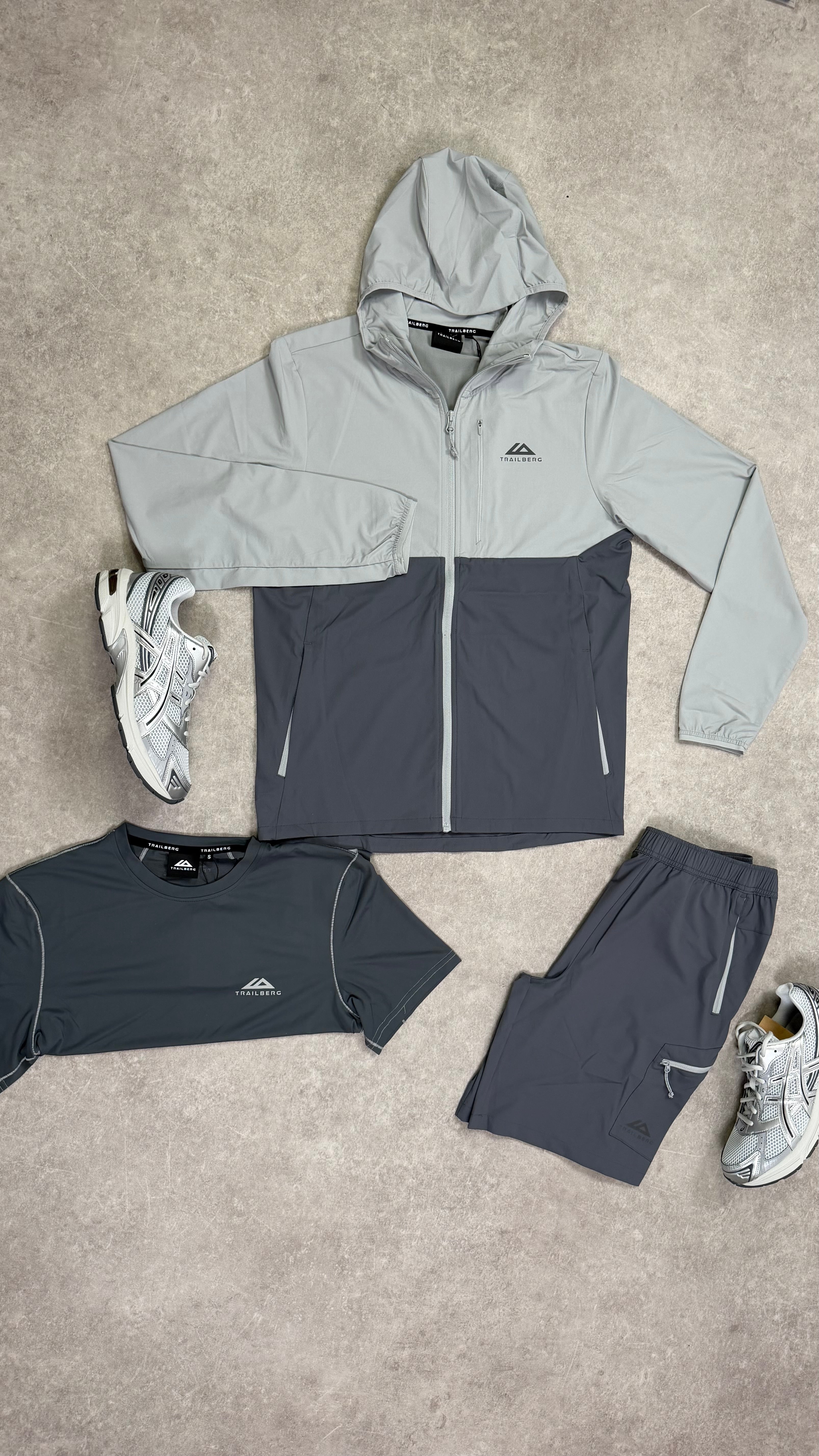 Trailberg Odyssey 3 Piece Short Set ‘Grey’