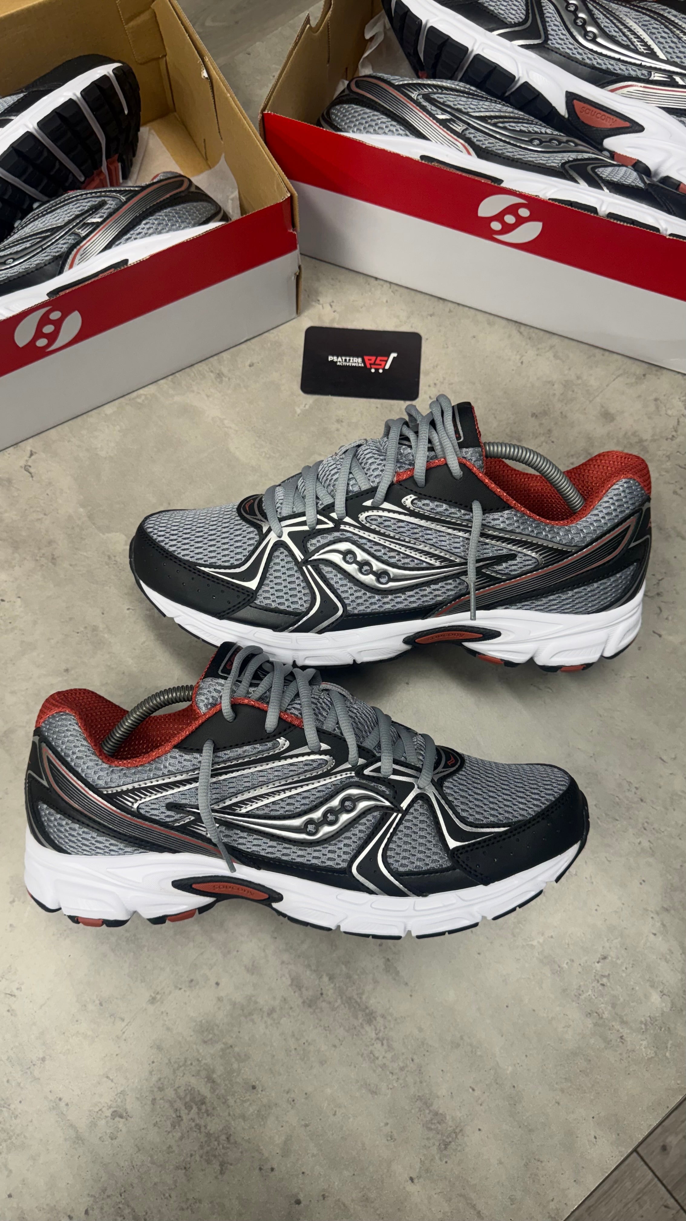 Saucony Ride Millenium ‘Grey / Burgundy’