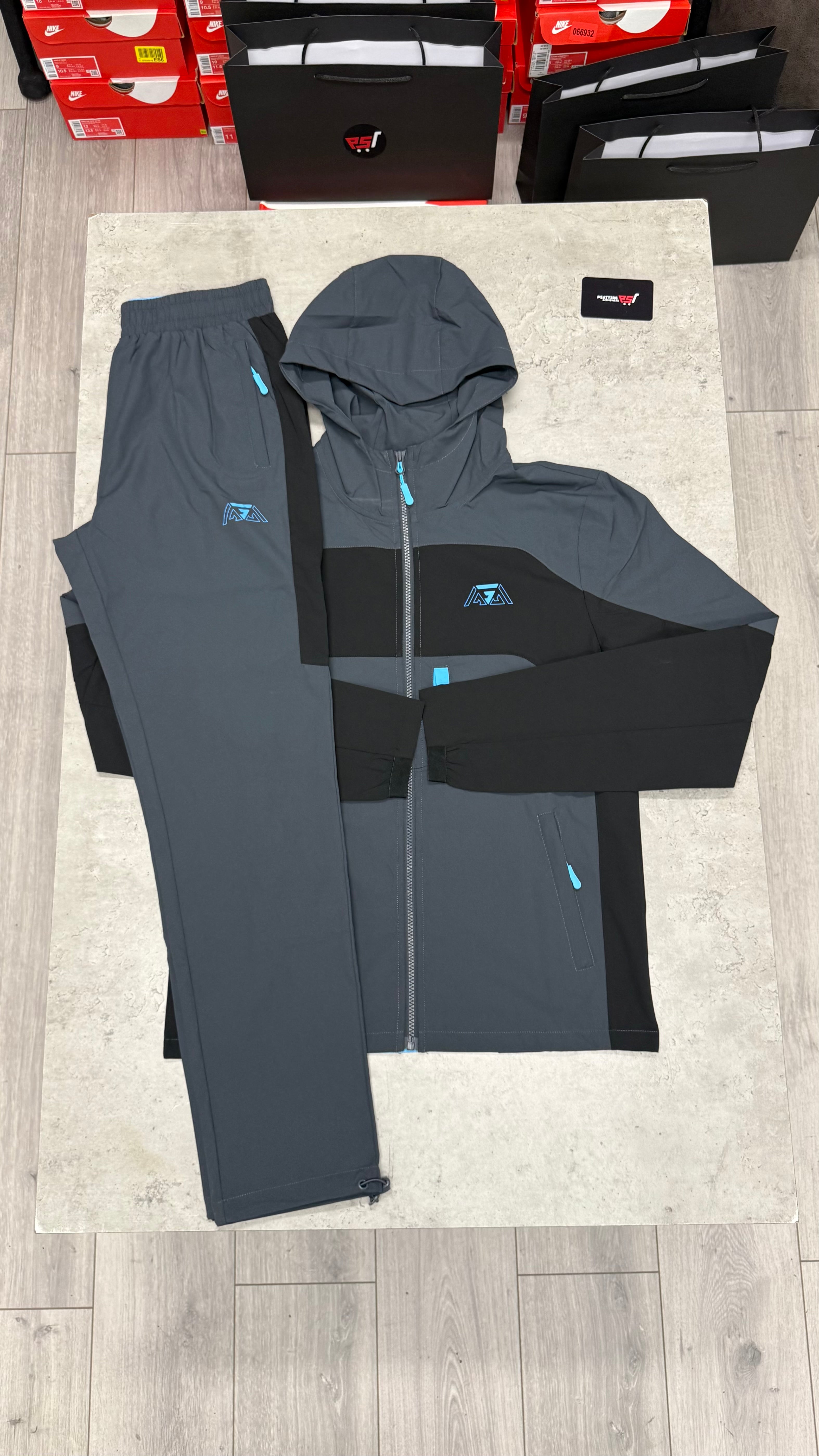 Griid Triple G Tracksuit ‘Dark Grey Blue’