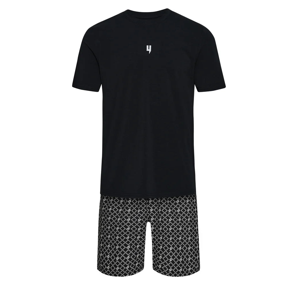 YELIR WORLD MULTI Y TWINSET - BLACK/WHITE