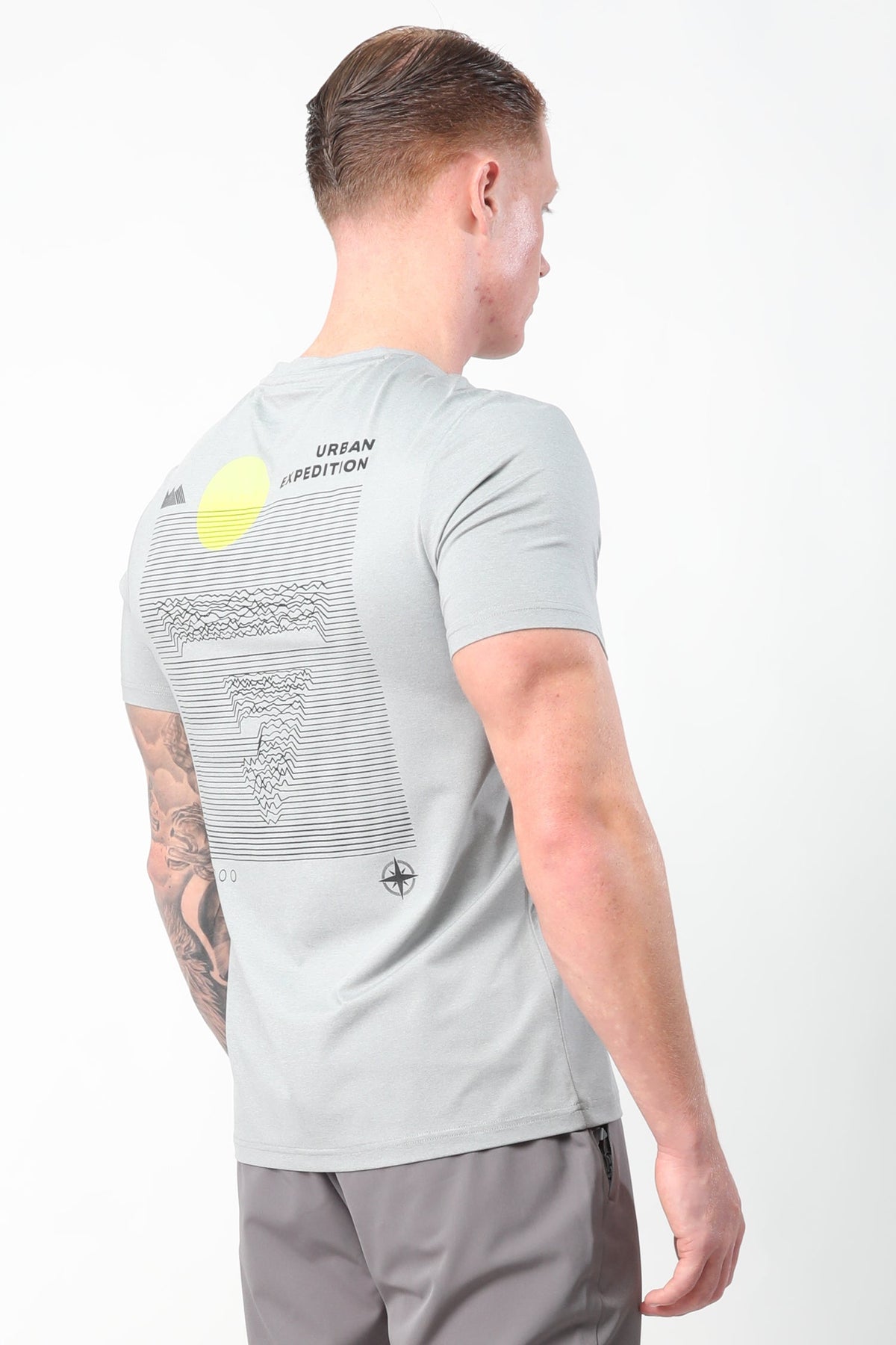 GRIID EXPLORE TEE - GREY