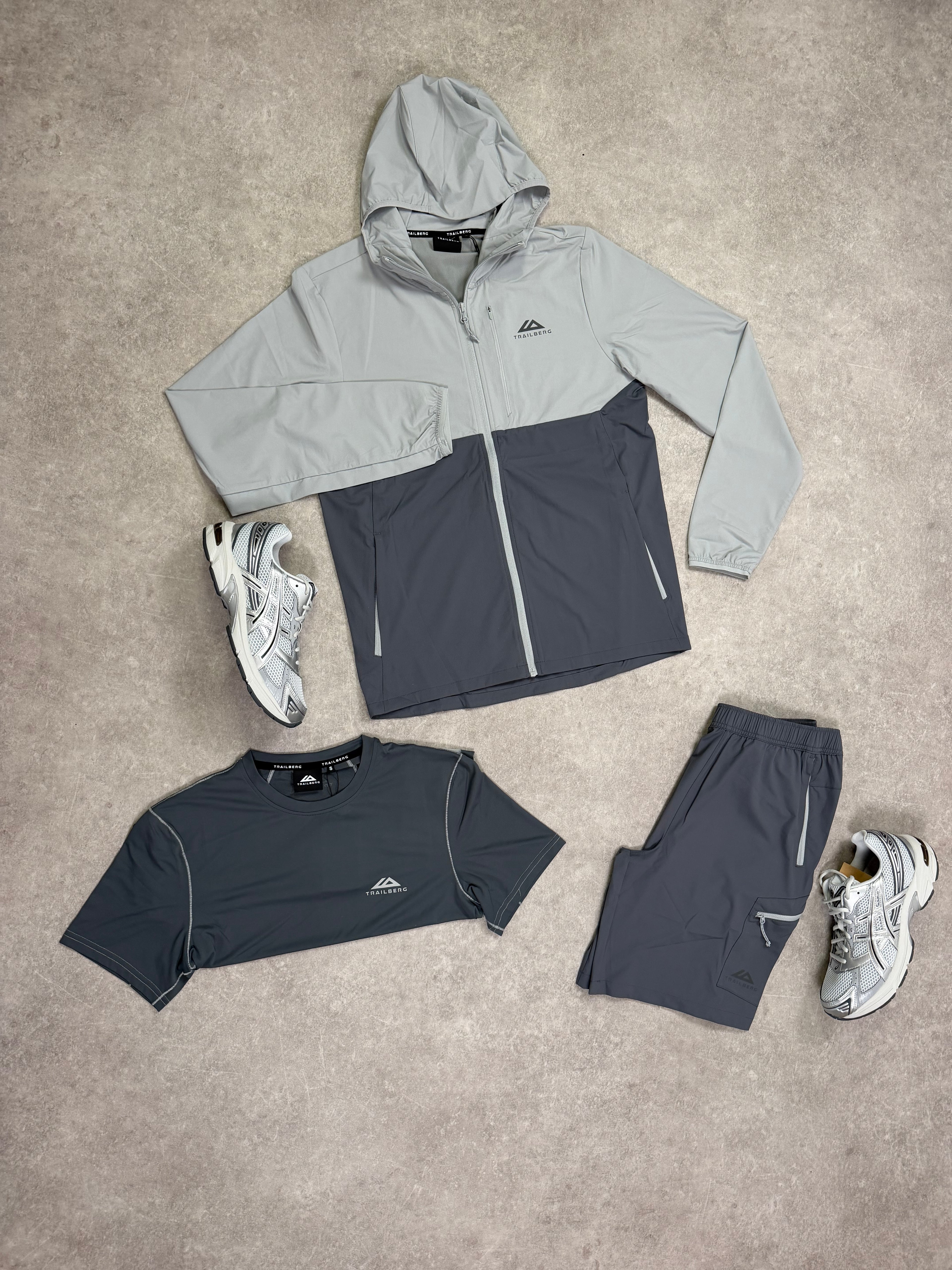 Trailberg Odyssey 3 Piece Short Set ‘Grey’