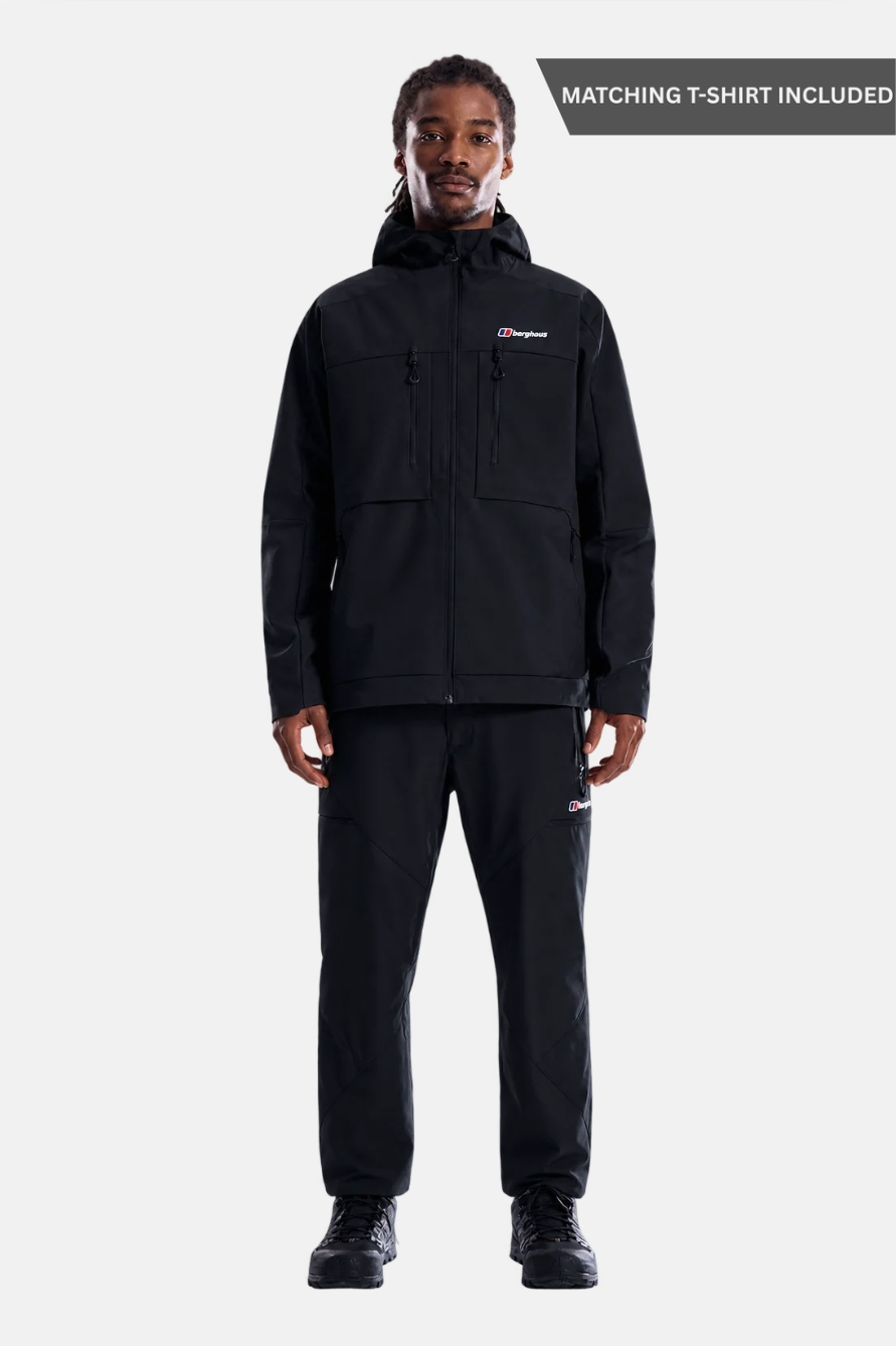 BERGHAUS VANTASHELL TRISET TRACKSUIT -  BLACK