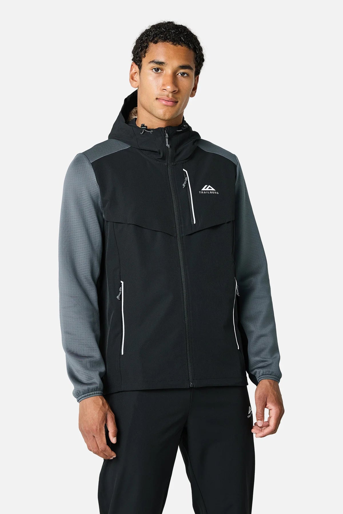 TRAILBERG RAPID DASH 3.0 TRACKSUIT - BLACK/GREY